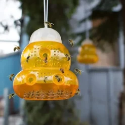 Skadedjur & Insekter-Getingfälla / Hängande getingfälla (2-pack) Orange Piège - Naturlig och ekologisk getinglösning