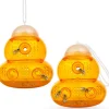 Skadedjur & Insekter-Getingfälla / Hängande getingfälla (2-pack) Orange Piège - Naturlig och ekologisk getinglösning