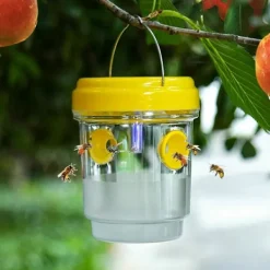 Skadedjur & Insekter-Getingfälla Utomhus Hängande Soldriven Getingfälla Vattentät A Silver