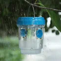 Skadedjur & Insekter-Getingfälla Utomhus Hängande Soldriven Getingfälla Vattentät A Silver