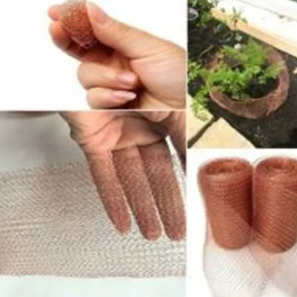 Het rea Skadedjur & Insekter-Glad-Kopparnät, högkvalitativt gnagarsäkert kopparnät, stickat kopparnät för skadedjursbekämpning i hem och trädgård, mot gnagare