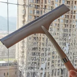 Vett Fönsterrengöring-Glas Skrapa Fönsterskrapa Rengöringsverktyg Duschskrapa För Glasdörrar Ränder-Fri Skrapa Rengöringsverktyg För Duschdörrar, Fönster, Speglar