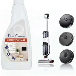 D Rengöringsmedel-Golvrengöring För Alla Robotammsugare och Moppar, Flytane Golvrengöringsmeel Kompatibelt me Roborock & Omo Joint, S8 Pro Ultra/s8/s8+/q5/q7 Serien | Fyniq