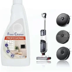 D Rengöringsmedel-Golvrengöring För Alla Robotammsugare Och Moppar, Golvrengöringsvätska Kompatibel För Roborock & Omo Joint, S8 Pro Ultra/s8/s8+/q5/q7 Serien