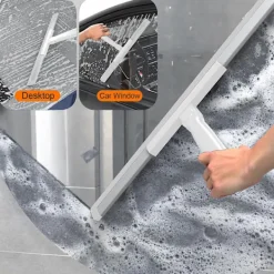 Städmoppar-Golvskrapa för dusch badrum kök hem kakel djurhår golv glas fönster vatten skum rengöring