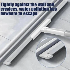 Städmoppar-Golvskrapa för dusch badrum kök hem kakel djurhår golv glas fönster vatten skum rengöring