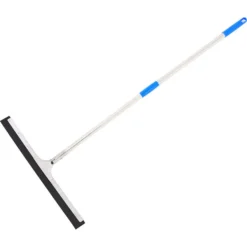 vidaXL Fönsterrengöring-Golvskrapa 55x122,5 cm stål och gummi