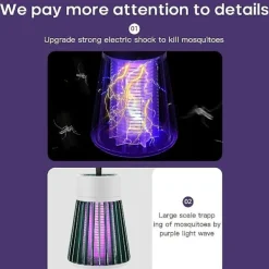 FJORD Skadedjur & Insekter-(Grön USB-ström) Elektronisk myggdödarlampa Bärbar strålningsfri USB-uppladdningsbar