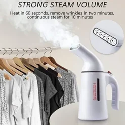 Ångtvättar-Handhållen Klädångare 240 ml Stor Kapacitet, Handhållen Klädångare För Hem Och Resa