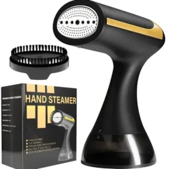 Ångtvättar-Handhållen Klädångare, 1500W Portabel Klädångare med 300ml Avtagbar Vattentank, Värme
