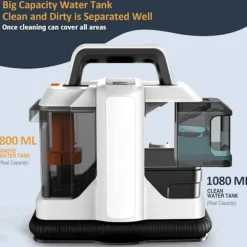 Städmaskiner-Handhållen Mattrengöring 750W Spot Cleaner