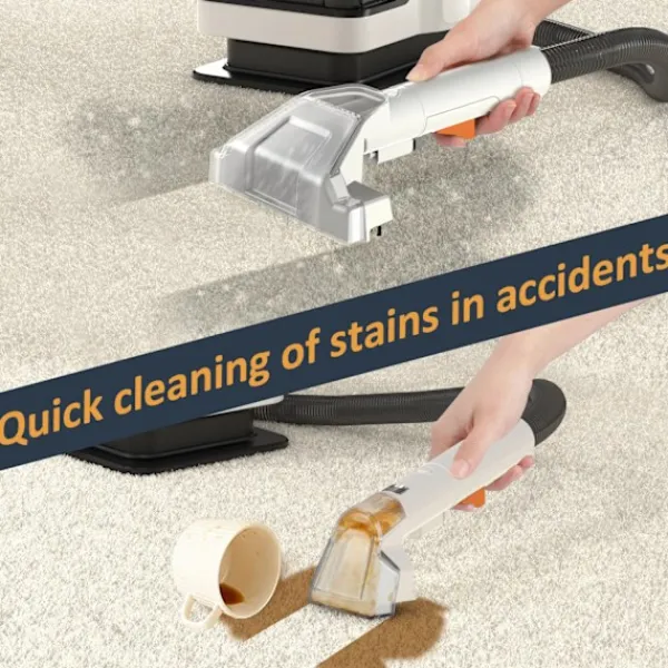 Städmaskiner-Handhållen Mattrengöring 750W Spot Cleaner