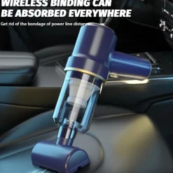 LBSS Dammsugare & Tillbehör-Handhållen Sladdlös Dammsugare med 3 Munstycken Elektrisk Dammblåsare För Hushåll Bilar