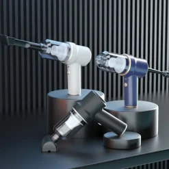 LBSS Dammsugare & Tillbehör-Handhållen Sladdlös Dammsugare med 3 Munstycken Elektrisk Dammblåsare För Hushåll Bilar