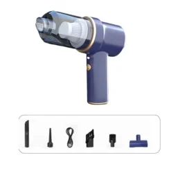LBSS Dammsugare & Tillbehör-Handhållen Sladdlös Dammsugare med 3 Munstycken Elektrisk Dammblåsare För Hushåll Bilar