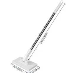 Städmoppar-Handsfree Minimopp för Klädbyte med Engångsvåtservetter och 4 Återanvändbara Dukar