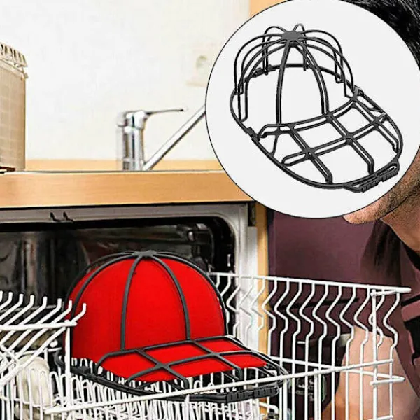 Estone Tvättillbehör-Hattvättare Basebollkeps Rengörare Keps Tvättbur Hållare Ram