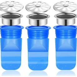 Skadedjur & Insekter-Helt koppar rostfritt stål silikon avloppsskydd Självstängande inre kärna, insektssäker golvavloppsskydd inre kärna-kök/vattenventil/badrum