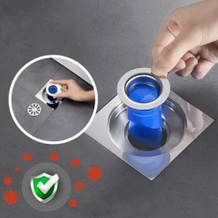 Skadedjur & Insekter-Helt koppar rostfritt stål silikon avloppsskydd Självstängande inre kärna, insektssäker golvavloppsskydd inre kärna-kök/vattenventil/badrum