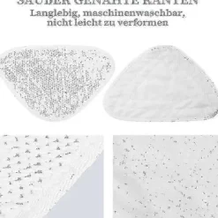 DAO Ångtvättar-Helt nya 6-pack Vileda Ångmopp Ersättningsöverdrag - Hög kvalitet [DB]