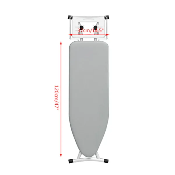 HEET Strykjärn-Hem Universal Silverbelagd Vadderad Strykbrädeskydd Hea Small
