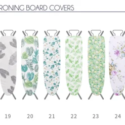 del Strykjärn-Hem Universal Silverbelagd Vadderad Strykbräda Överdrag Pad Hea 147*48cm