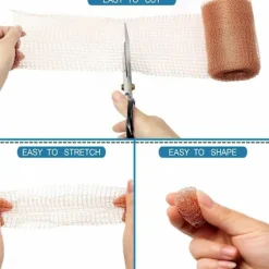 Skadedjur & Insekter-Högkvalitativt gnagarsäkert nät, 100 % koppar mot sniglar, möss, råttor, fåglar, nematoder och Ferramol, stickat kopparnät för inomhusbruk och trädgård (6 meter) | Fyndiq