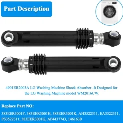 NICEGOU Tvättmaskiner-Högkvalitativt helt nytt 3 st 383EER3001G 4901ER2003A Tvättmaskin Ersättningsdel för LG