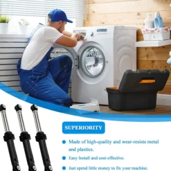 NICEGOU Tvättmaskiner-Högkvalitativt helt nytt 3 st 383EER3001G 4901ER2003A Tvättmaskin Ersättningsdel för LG