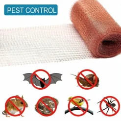 Skadedjur & Insekter-Högkvalitativt nät mot gnagare, 100 % koppar mot sniglar, råttor, fåglar, nematoder, Ferramol, stickat kopparnät för inomhusbruk, trädgård (6 meter) | Fyndiq