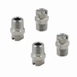 DAO Högtryckstvättar-Högtrycks Spraymunstycken i Rostfritt Stål - För Ytrengörare Tvättmunstycke 65 Graders Öppning 1.3 Mm Gängad Anslutning 1/4' db