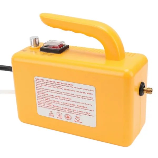 Ångtvättar-Högtrycksångrengörare Handhållen Hög Temp Bärbar Rengöringsmaskin Tanklös för Hemmabruk Bilvård Kök 2600W UK-kontakt 220V