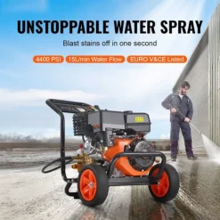 DUOKU Högtryckstvättar-Högtryckstvätt - - G250A - 4400 PSI - 15 L/min - Kopparpump