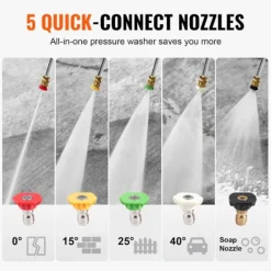 DUOKU Högtryckstvättar-Högtryckstvätt - - G250A - 4400 PSI - 15 L/min - Kopparpump