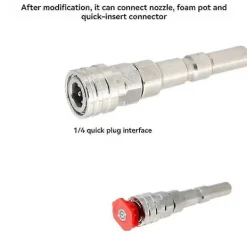 FJORD Städmaskiner-Högtryckstvättadapter för KEW ALTO WAP CALM till 1/4 tums snabbkoppling