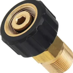 BEBETTER Högtryckstvättar-Högtryckstvättkoppling, M22 x 15mm invändig gänga till M22 x 14mm utvändig gänga Snabbkoppling Högtryckstvätt Adapterdelar