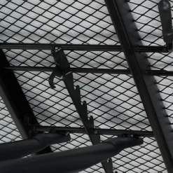 Northix Strykjärn-Höjdjusterbar strykbräda med strykjärnsstöd, 121 x 39 cm