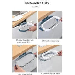 GIFT OF G Soptunnor-Hållare för köksställningar Skräphållare Brädavfall