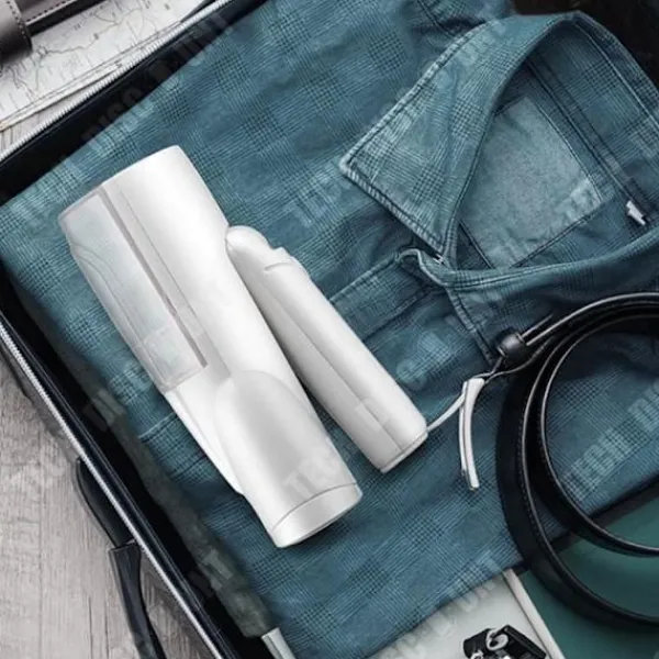 TECH DISCOUNT Ångtvättar-Hängande strykjärn - TD® - Justering 3 hastigheter - 800W - Damm 14g/min - Vattentank 100ml