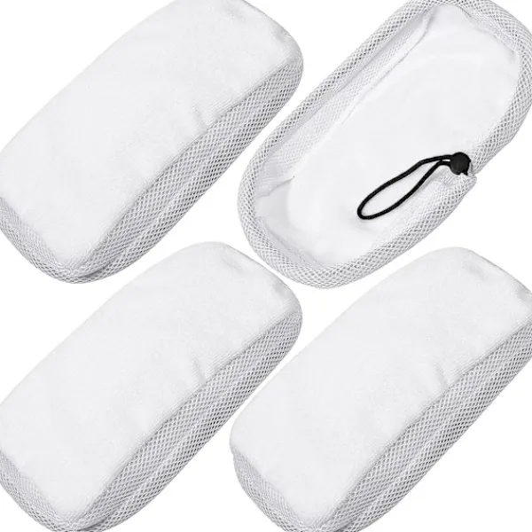 unbranded Ångtvättar-Hårdgolvrengöringsdukar kompatibla med Morphy Richards 720020 720021 720502 9 i 1 ångrengöringsmopp (4-pack)