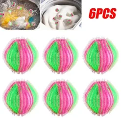 Generic Tvättillbehör-Hårfångare, Tvättbollar för Tvättmaskin 6-Pack one size