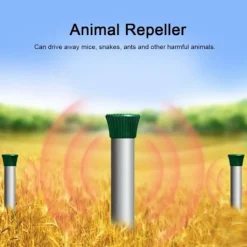 Skadedjur & Insekter-HURRISE Ultraljudsavstötande djurbekämpning Ultraljudsskyddsmedel för insekter i trädgården Ormmyggmedel