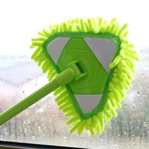 NeunWolken Städmoppar-Hushållsgolvmopp hopfällbar dammsugning liten mopp (Grön) 1 st