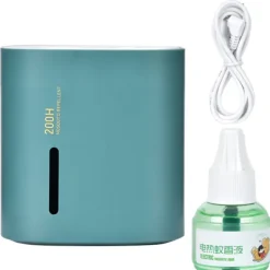 Skadedjur & Insekter-Hushållssmart USB-kontakt Elektriskt myggmedel Mute Mosquito Insect Killer (grön)