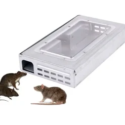 Skadedjur & Insekter-Hushållsstor musfälla Automatisk kontinuerlig musfälla Återanvändbara råttfällor Catcher Killer Möss Gnagarbur
