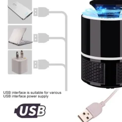 Skadedjur & Insekter-Hushållstyst inandning, fotokatalysator, fysisk USB-myggdödare