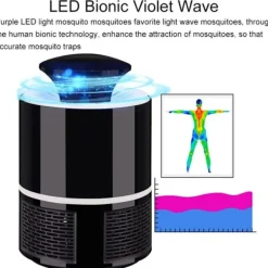 Skadedjur & Insekter-Hushållstyst inandning, fotokatalysator, fysisk USB-myggdödare