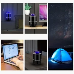 Skadedjur & Insekter-Hushållstyst inandning, fotokatalysator, fysisk USB-myggdödare