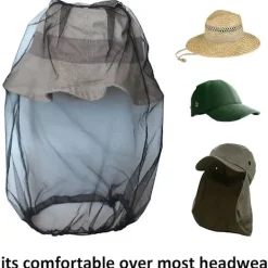 Skadedjur & Insekter-Huvudnät Mesh, Ansiktshalsnät Från Insektsbugg Bi Mygga Gna