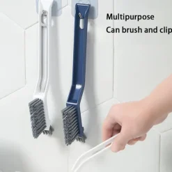 NSF Fönsterrengöring-2-i-1 Mångsidigt Badrum Kakel Golv Gap Rengöring Borste Fönster Spår Borste Bekvämt Hushåll Hörn Rengöring Verktyg